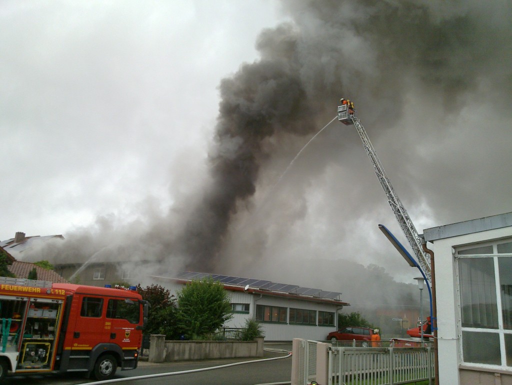 Feuerwehreinsatz Hilsbach 13.07.2012